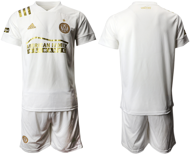 Men 2020-2021 club Atlanta Union away blank white Soccer Jerseys